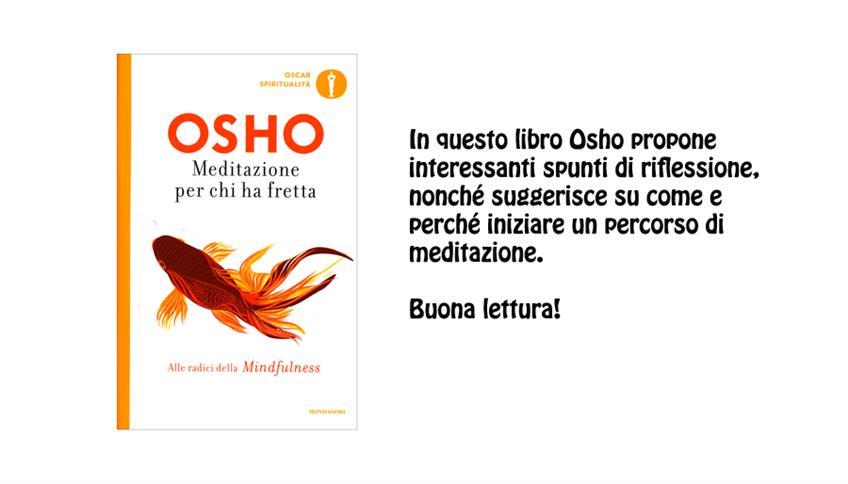 Meditazione per chi ha fretta Meditazione per chi ha fretta